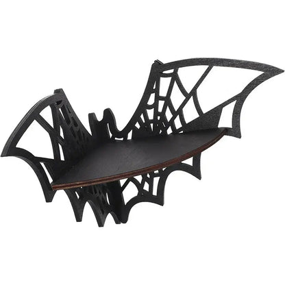 Wooden Corner Shelf with Hollow Design, Wall-Mounted Storage Rack and Candle Holder, Space-Saving Home Decor Accessory