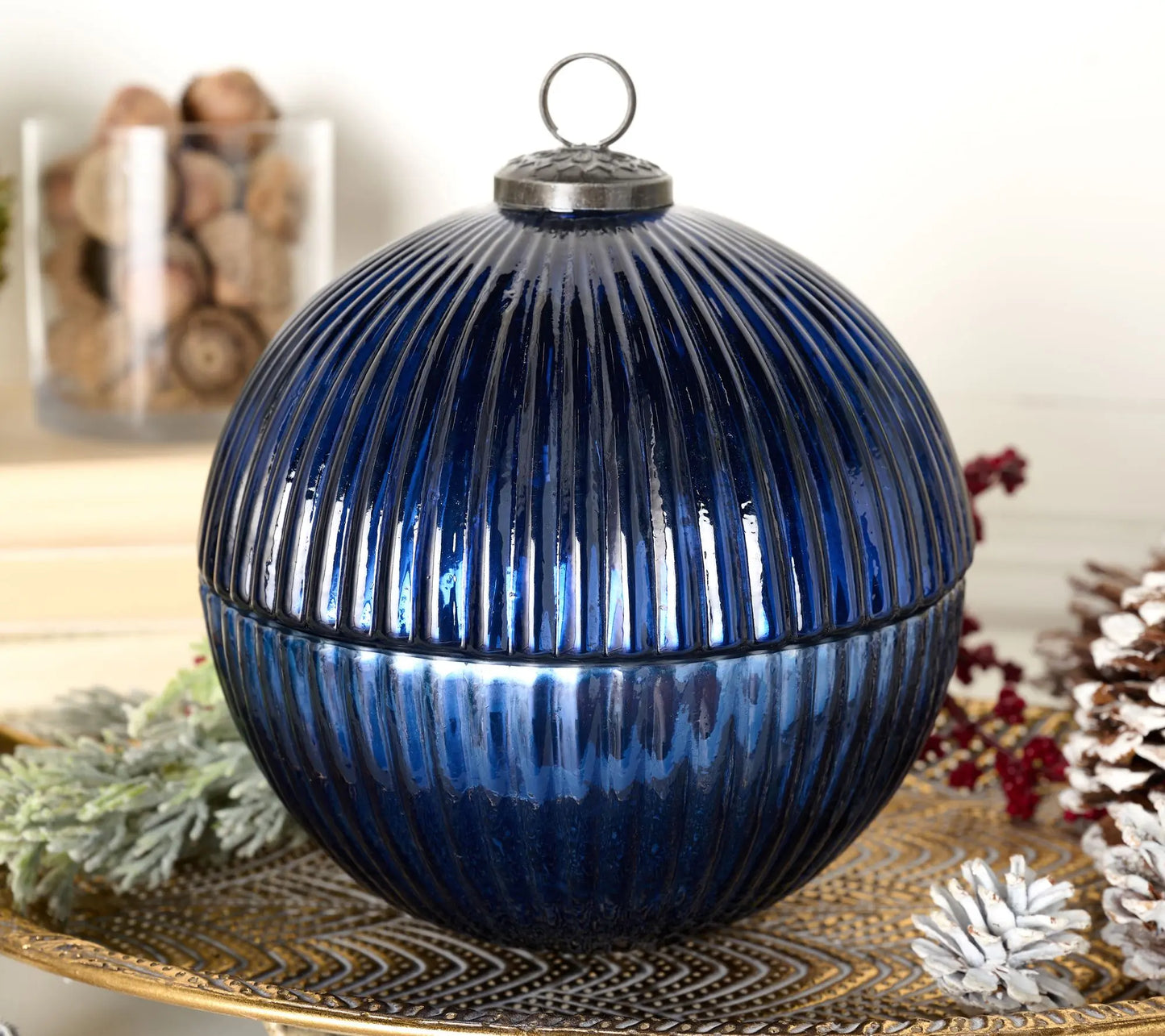 Home Reflections 24-Ounce Lidded Decorative Candle