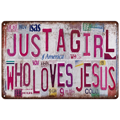 Christian Wall Art: Rustic Farmhouse Sign Celebrating Faith and Devotion